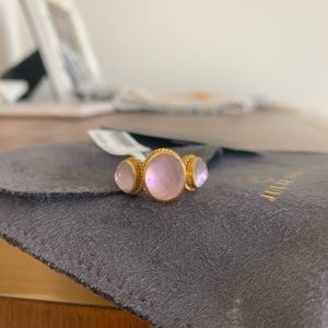 Julie Vos pink Calypso ring